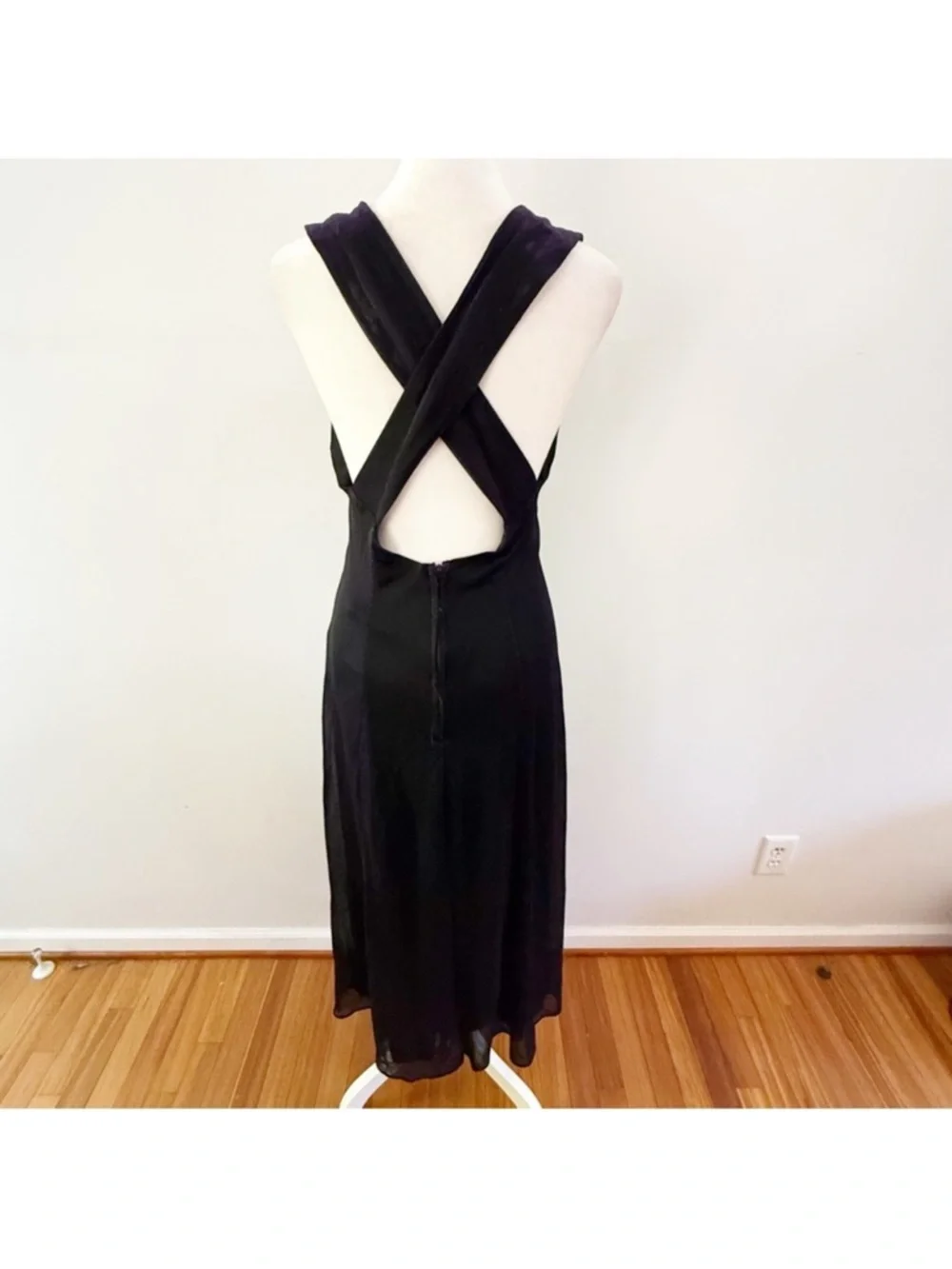 Vtg Women 90s Iridescent Purple Maxi Dress Sz 12 Fairy‎ Grunge Whimsigoth Event